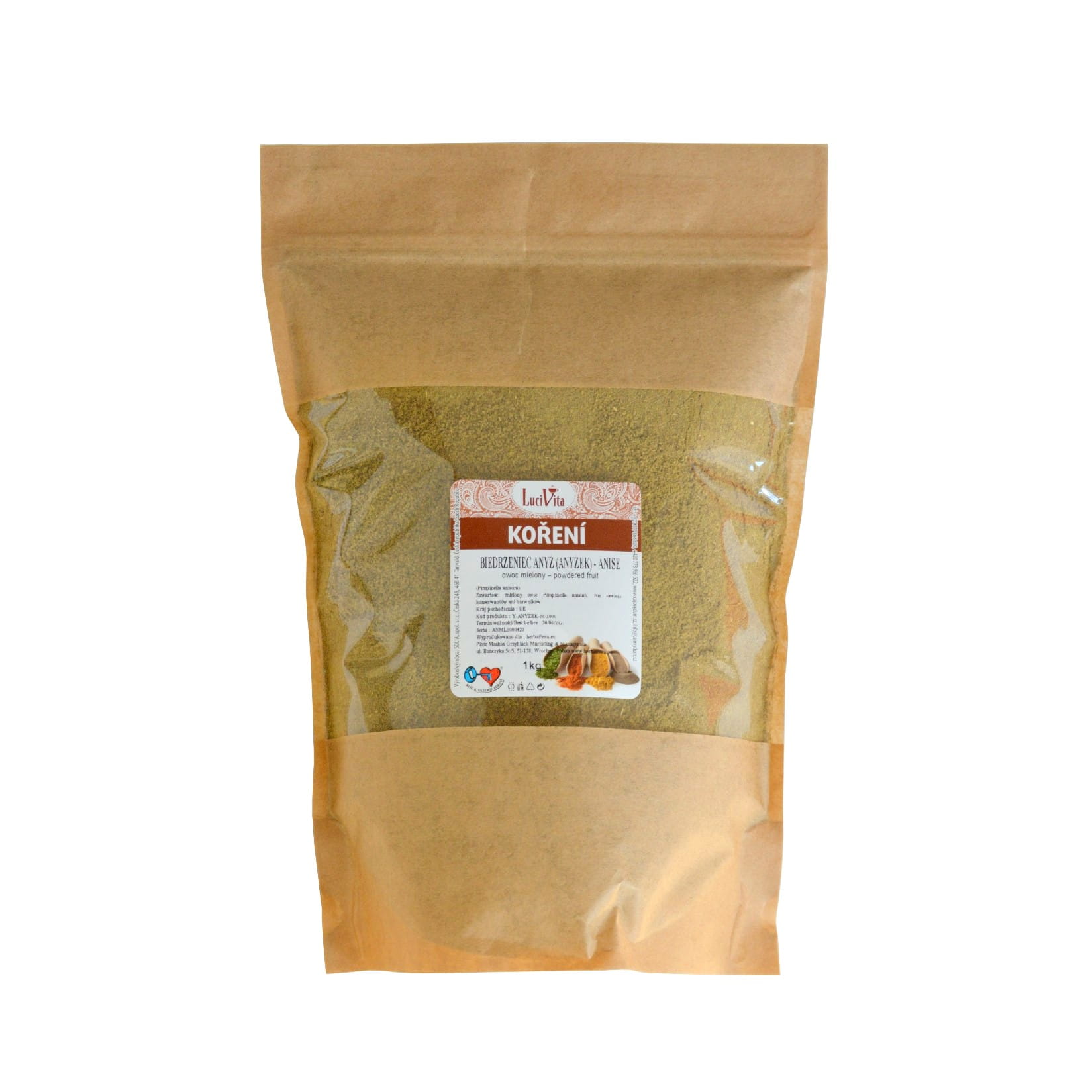Anise - powdered fruit - 1000g (1kg) [V]