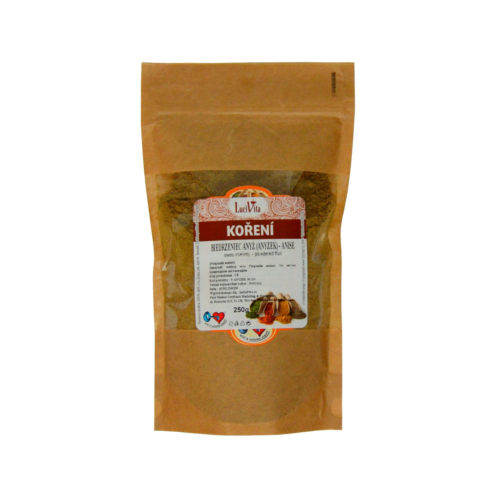 Anise - powdered fruit - 250g