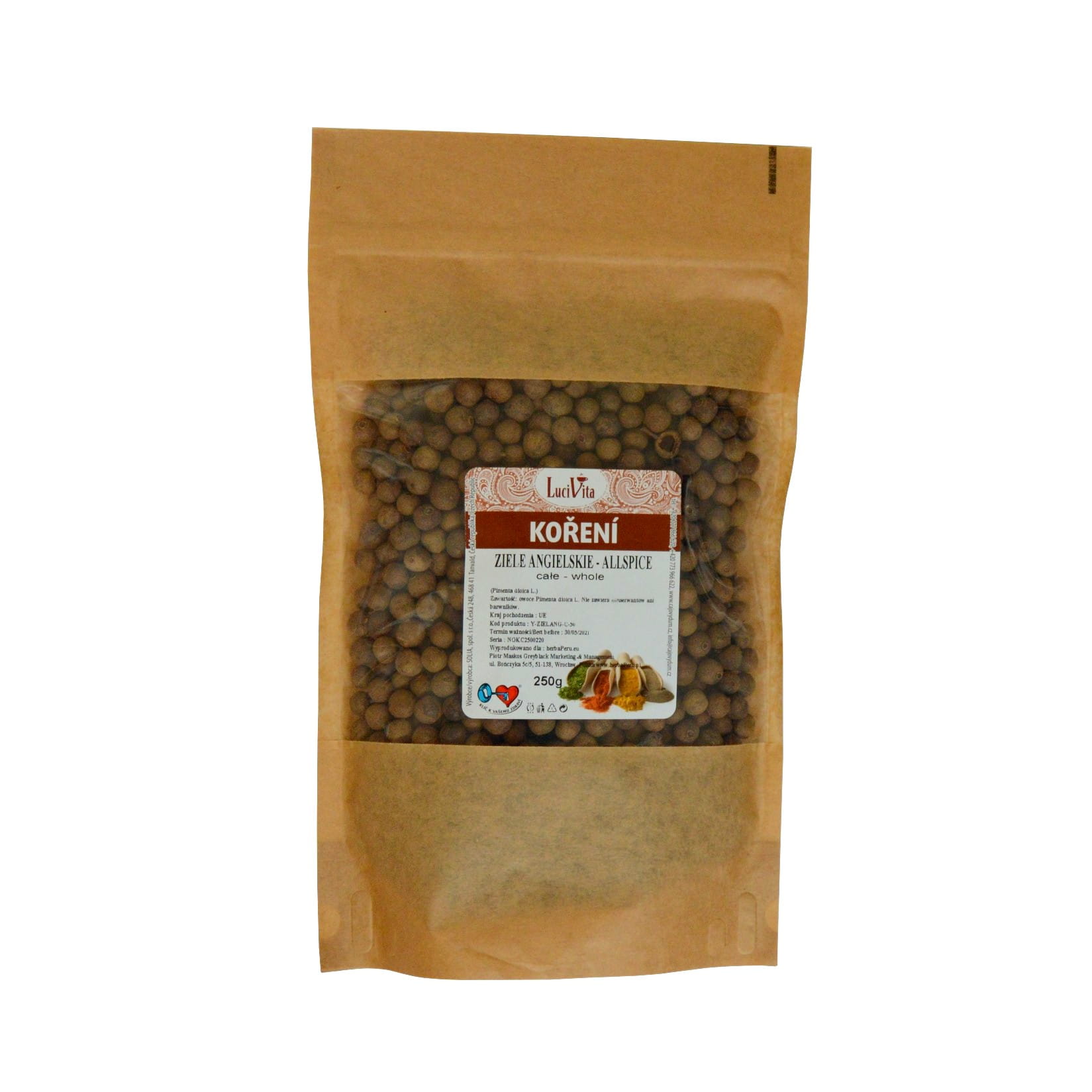 Allspice - whole fruit - 250g