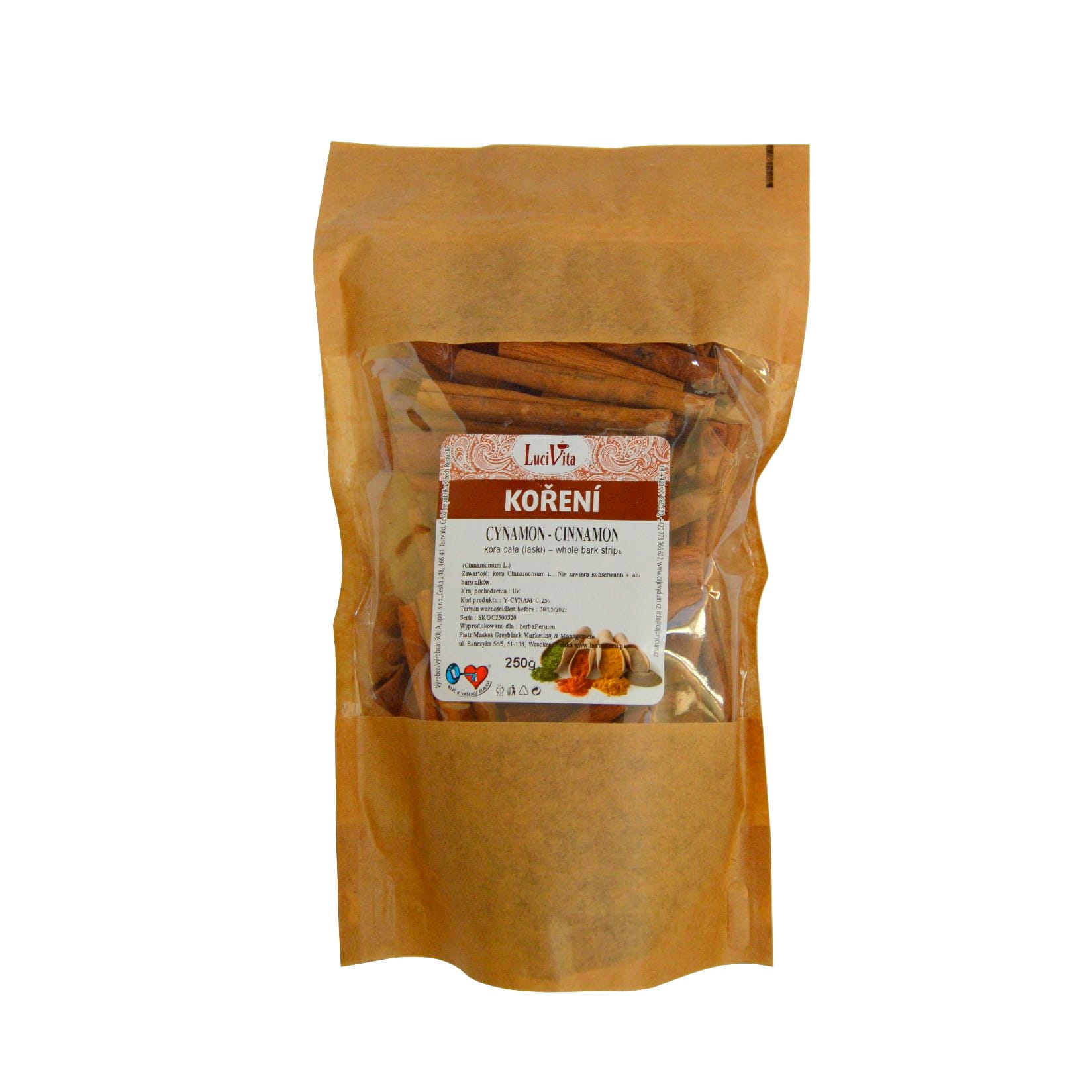 Cinnamon - whole bark strips - 250g