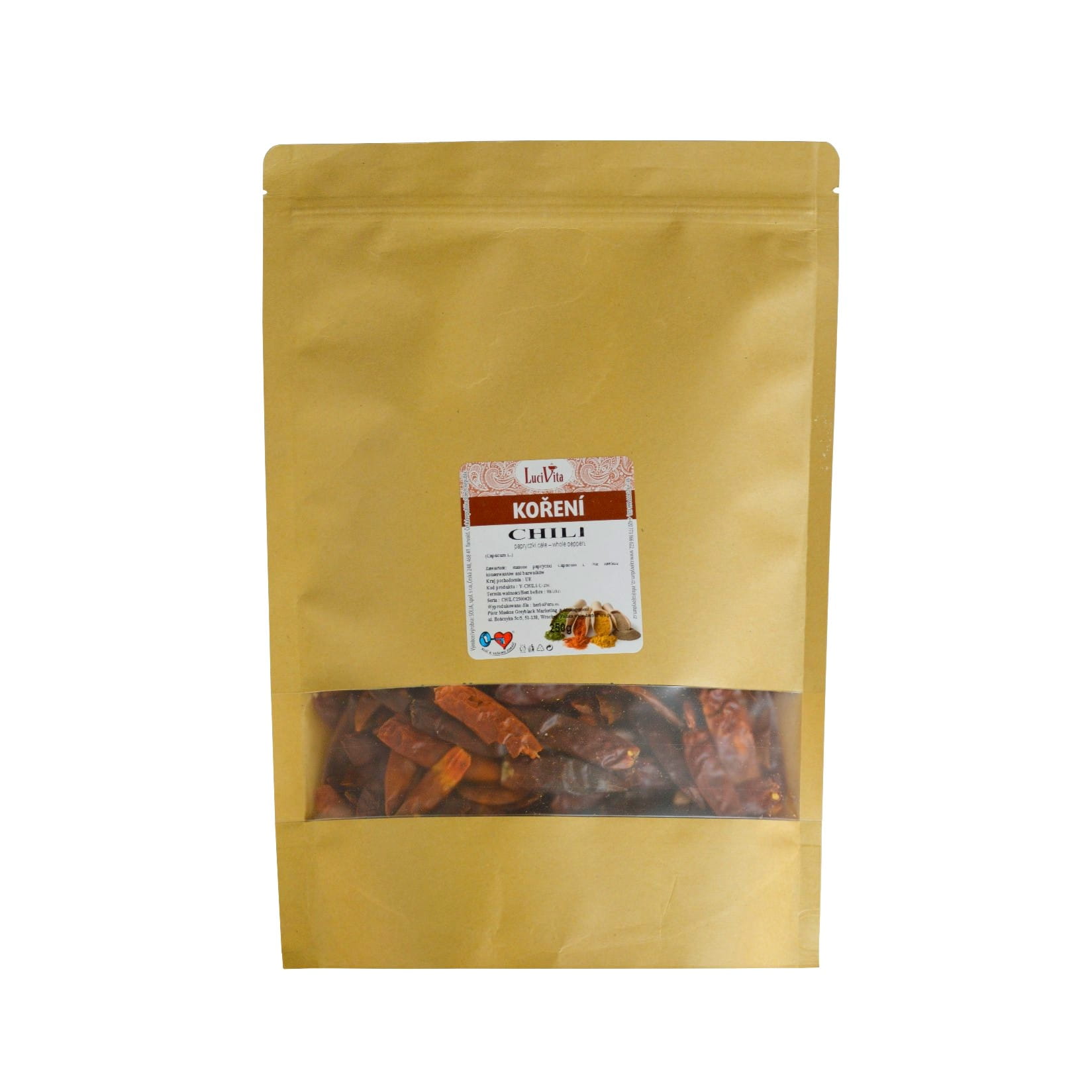 CHILI - whole peppers - 250g