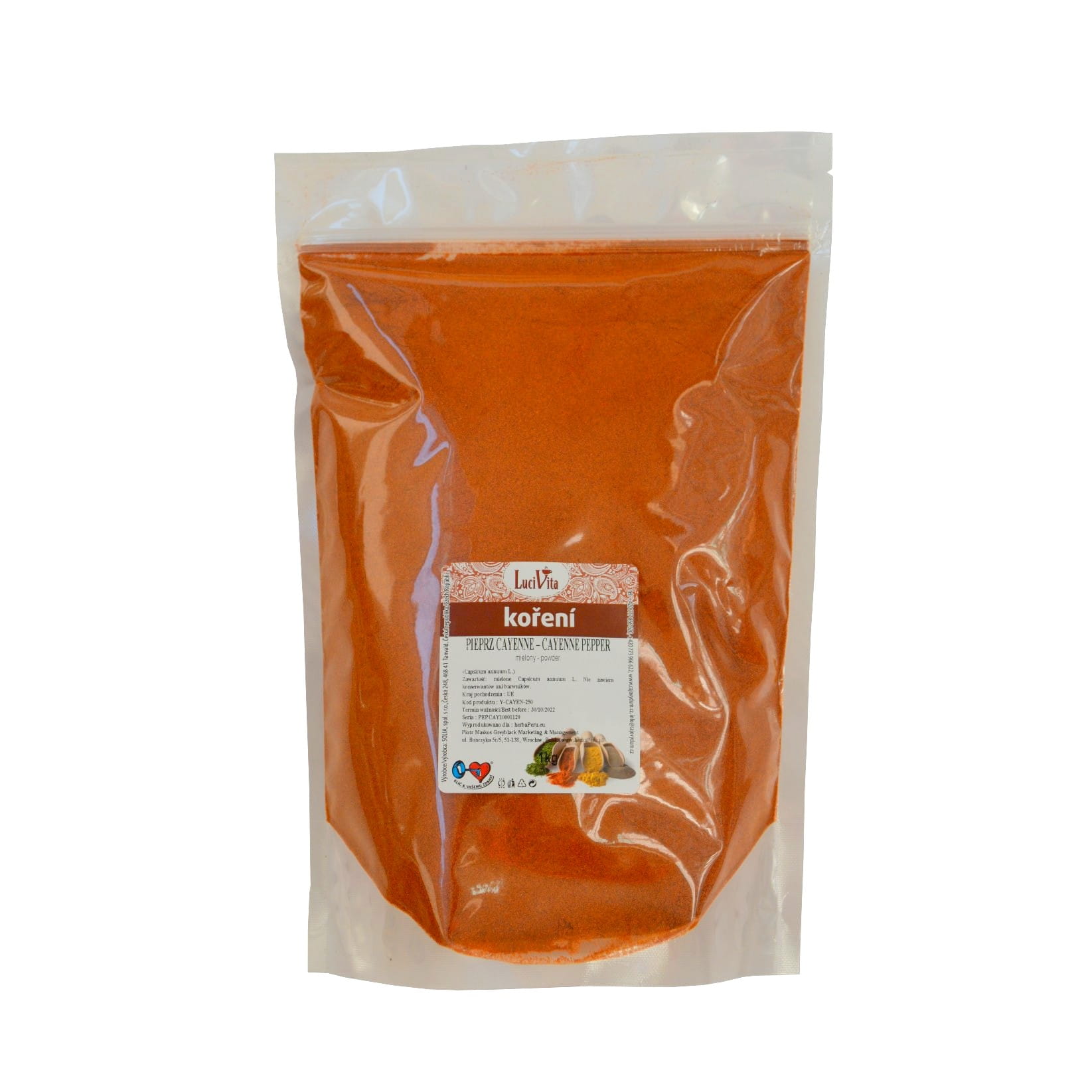 Cayenne pepper - powder - 1000g (1kg)