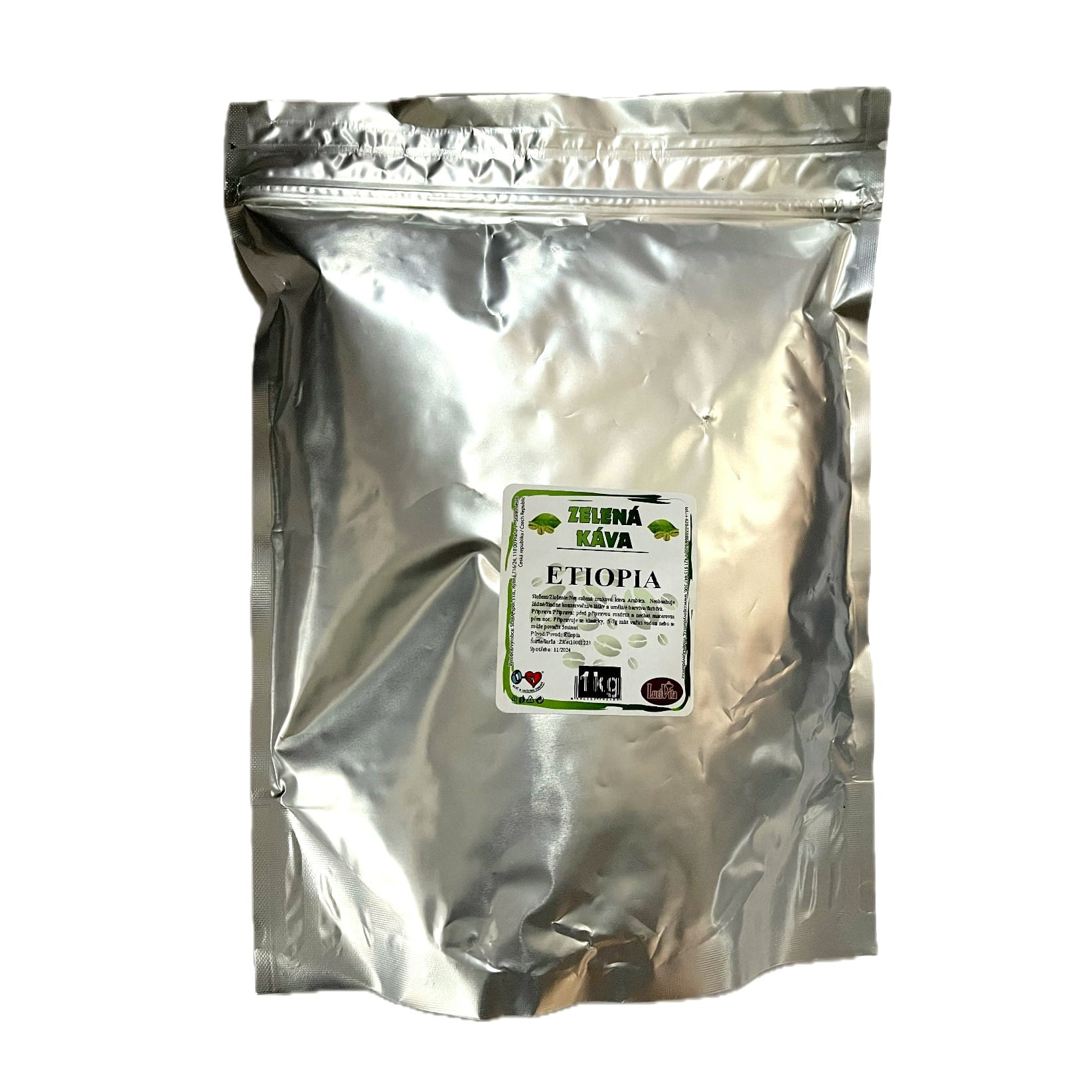 Green coffee - whole beans - Ethiopia - 1000g (1kg)